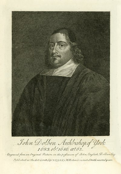 John Dolben, York érseke alkotó: English School