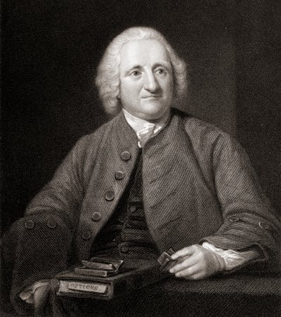 John Dollond (1706-61) a Gallery of Paintings-ból, 1833-ban jelent meg alkotó: English School
