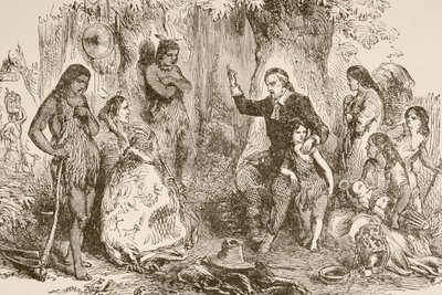 John Eliot (litho) alkotó: English School
