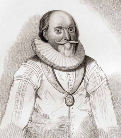 John Erskine, Március 2./19. grófja, 1558 körül, 1634. skót politikus. Az 1797-ben megjelent Iconographia Scotica vagy Skócia jeles személyeinek portréiból. alkotó: English School