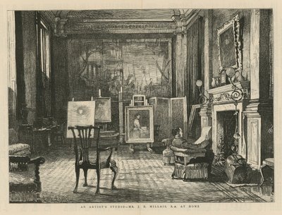 John Everett Millais otthon alkotó: English School