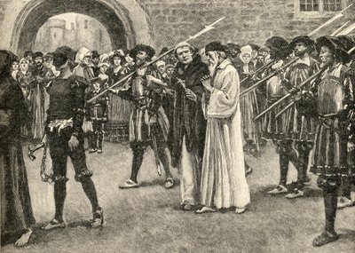 John Frith (1503-33) mártírhalálába megy alkotó: English School
