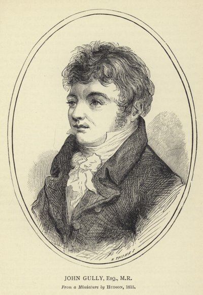 John Gully, Esquire, MR, Hudson miniatúrájából, 1815 alkotó: English School