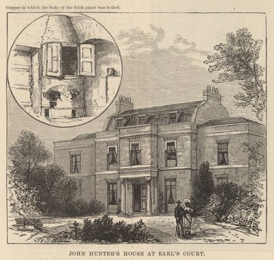John Hunters háza az Earls Courtban alkotó: English School