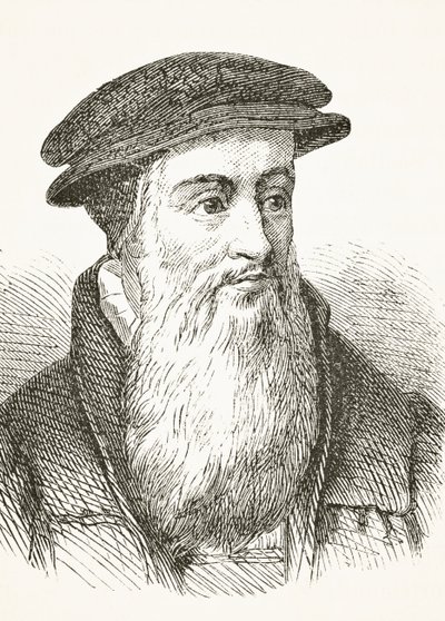 John Knox, William Hickman Smith Aubrey (1858-1916) „Anglia nemzeti és hazai története” című művéből, London, 1890 körül alkotó: English School