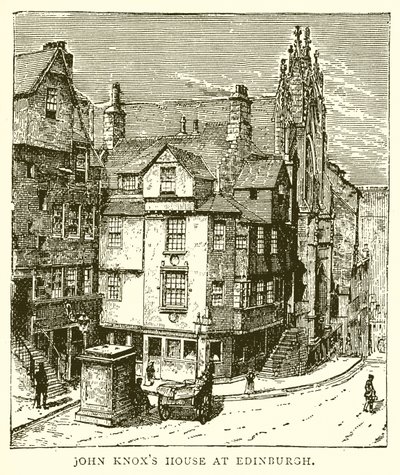 John Knoxs ház Edinburgh-ban alkotó: English School