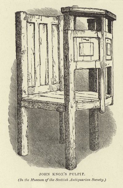 John Knoxs szószék alkotó: English School