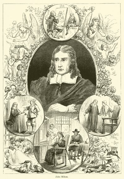John Milton (metszet) alkotó: English School
