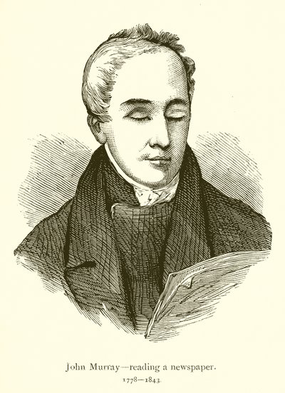 John Murray, újságot olvas alkotó: English School
