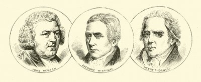 John Newton; Zachary Macaulay; Henry Thornton alkotó: English School