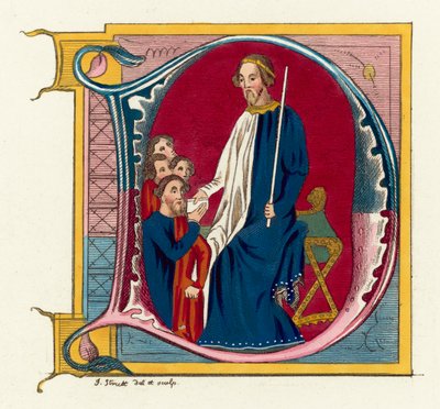 John Of Gaunt, Lancaster hercege (színes metszet) alkotó: English School