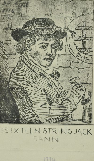 John Rann, Sixteen Strings Jack, 1774 alkotó: English School