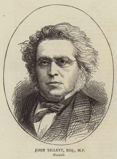 John Tillett, Esquire, képviselő (metszet) alkotó: English School