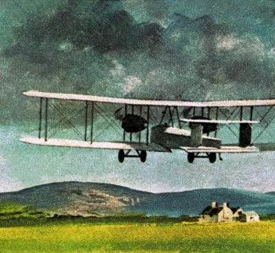 John William Alcock és Arthur Whitten Brown, akik átrepültek az Atlanti-óceánon alkotó: English School