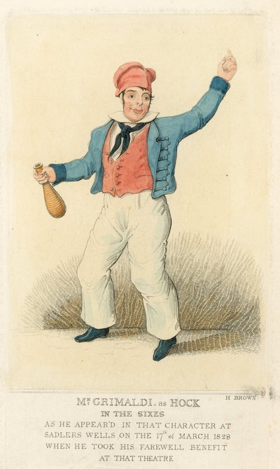 Joseph Grimaldi Hock szerepében alkotó: English School