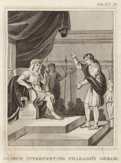 József a fáraók álmát értelmezi alkotó: English School