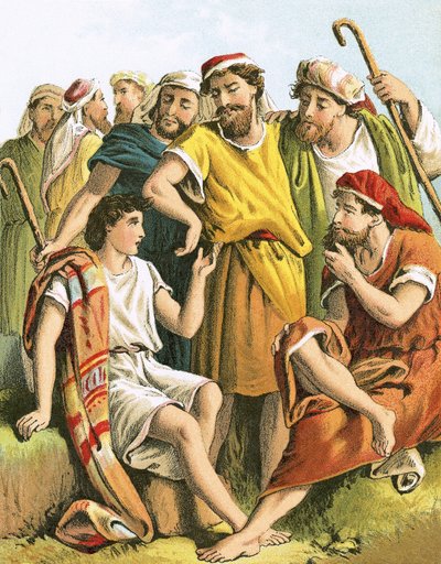 József feltárja álmát testvéreinek alkotó: English School