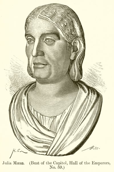 Julia Maesa. (A Capitolium mellszobra, Császárok terme, 59. sz.) alkotó: English School