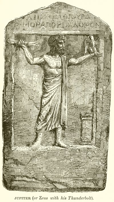 Jupiter (vagy Zeusz a villámjával) alkotó: English School