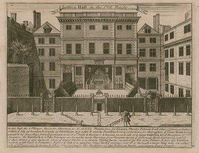Igazságügyi Hall az Old Bailey-ben alkotó: English School