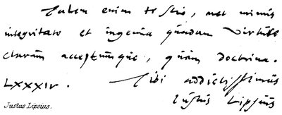 Justus Lipsius alkotó: English School
