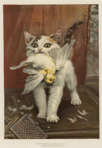 Fiatalkorúak romlása (chromolitho) alkotó: English School