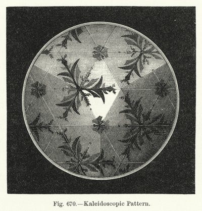 Kaleidoszkópos minta (metszet) alkotó: English School