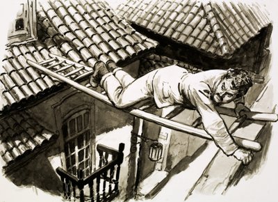 Karl Decker átmászik Evangelina Cisneros kubai börtönébe alkotó: English School