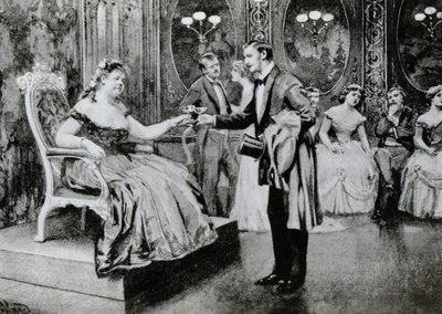 Kate Hamilton éjszakai háza (litho) alkotó: English School