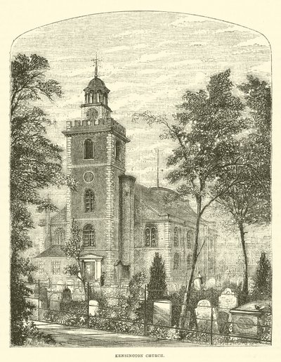Kensington templom (metszet) alkotó: English School