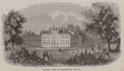 Kensington-palota, London (metszet) alkotó: English School