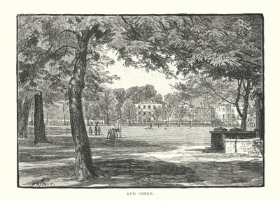 Kew Green (metszet) alkotó: English School