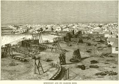 Kimberley und seine Diamantenmine von English School