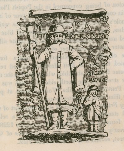 Károly király 1. portás és törpe alkotó: English School