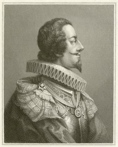 König Karl I. (Gravur) von English School