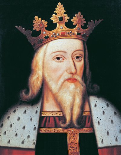 King Edward III (olaj a panelen) alkotó: English School