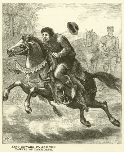 IV. Edward király és a tamworthi cserző (metszet) alkotó: English School