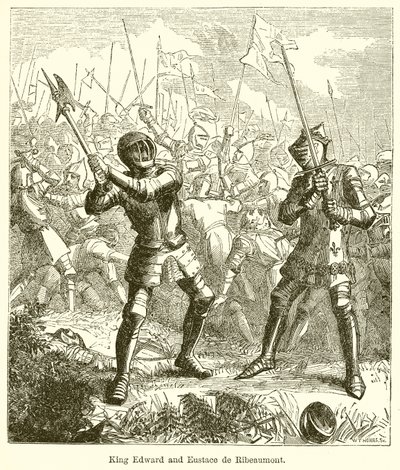 Edward király és Eustace de Ribeaumont alkotó: English School