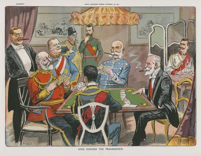 König Edward der Friedensstifter von English School