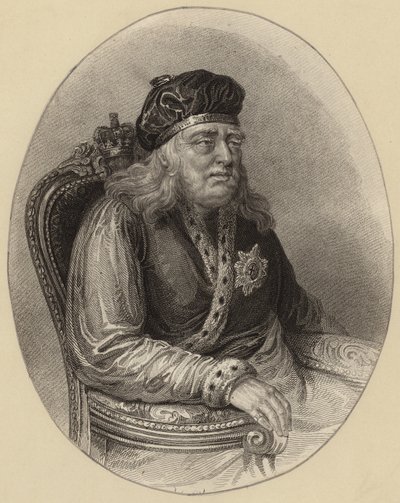 György király öregként alkotó: English School