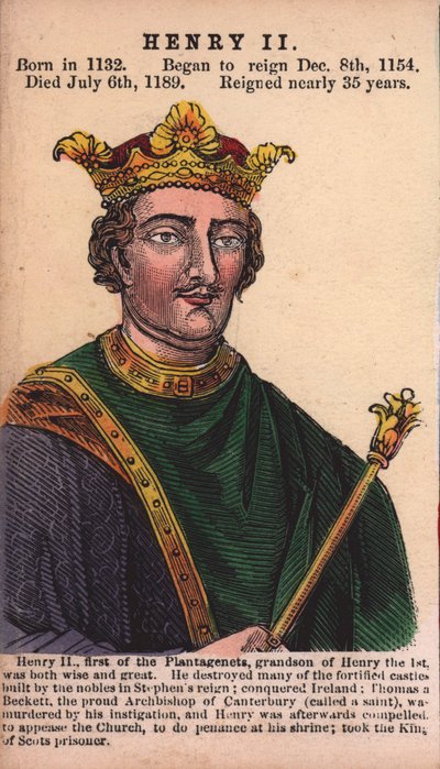 Henrik király (színes metszet) alkotó: English School