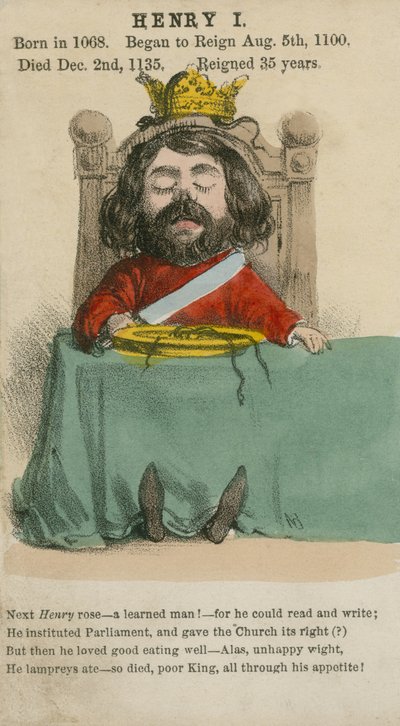 Henrik király (akvatinta) alkotó: English School