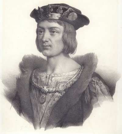 XII. Lajos francia király alkotó: English School