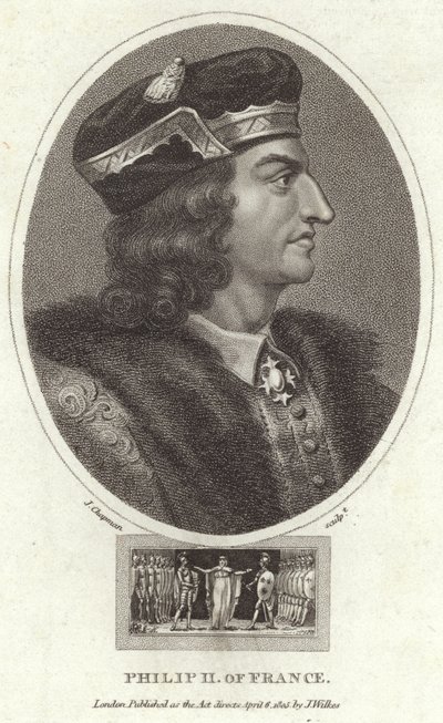 Fülöp francia király II alkotó: English School