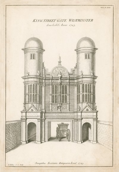 King Street Gate, Westminster alkotó: English School