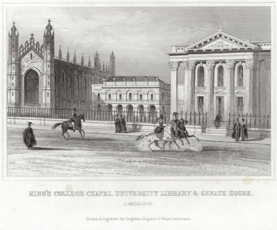 Kings College Chapel, University Library and Senate House, Cambridge alkotó: English School