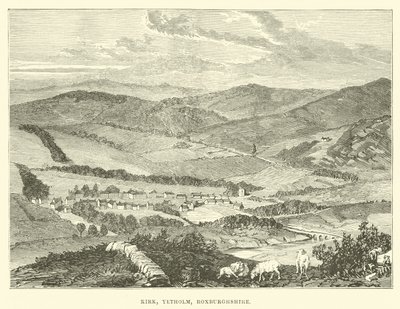 Kirk, Yetholm, Roxburghshire alkotó: English School