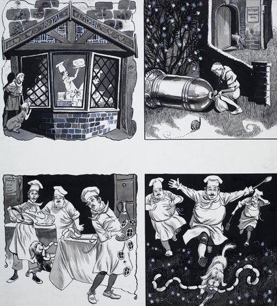 Konyhai bohóckodások alkotó: English School