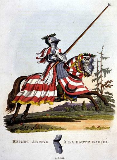 Knight Armed a la Haute Bard alkotó: English School