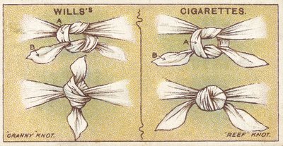 Csomók, 6. sz. a Willss Cigarettes First Aid sorozatából, 1913 alkotó: English School
